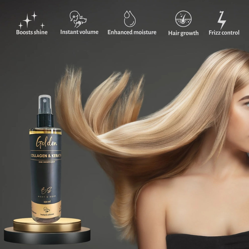 Body & Soul Golden Collagen & Keratin Hair Growth Mist