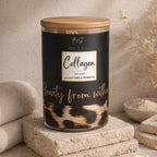 Body & Soul Glass Collagen Storage Jar