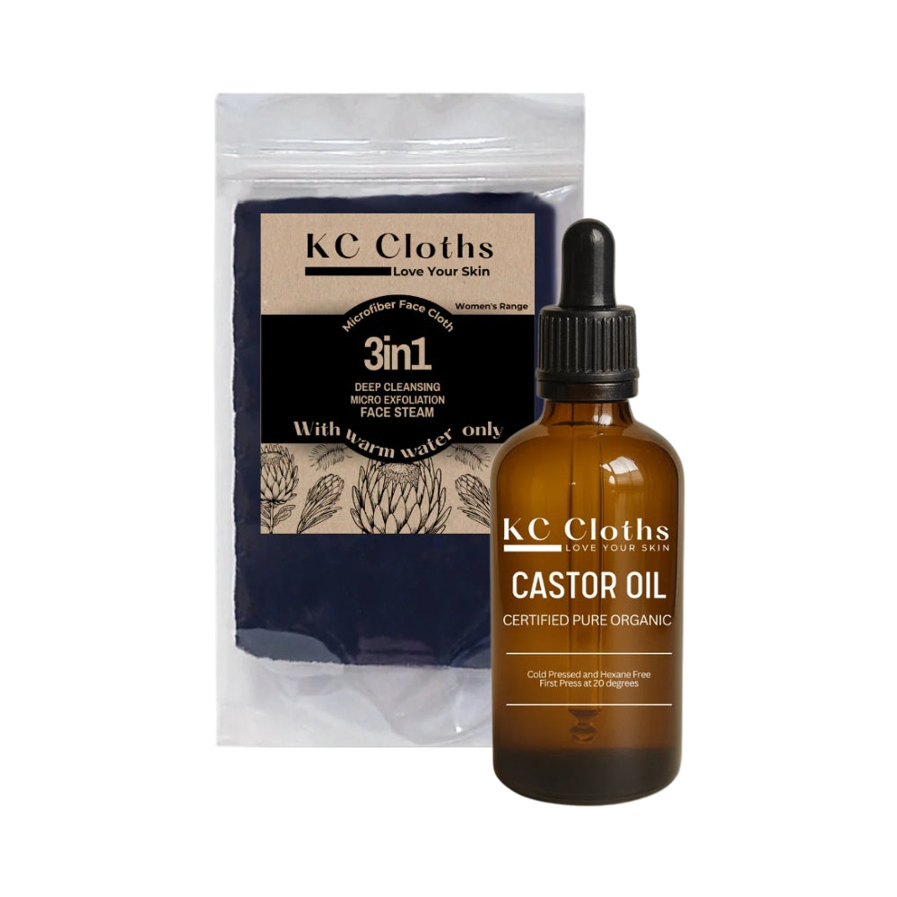 Face Cloth & Castor Oil Bundle