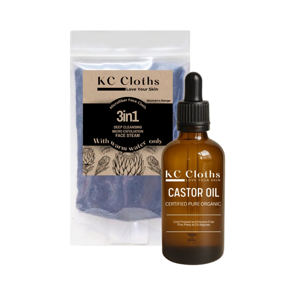 Face Cloth & Castor Oil Bundle