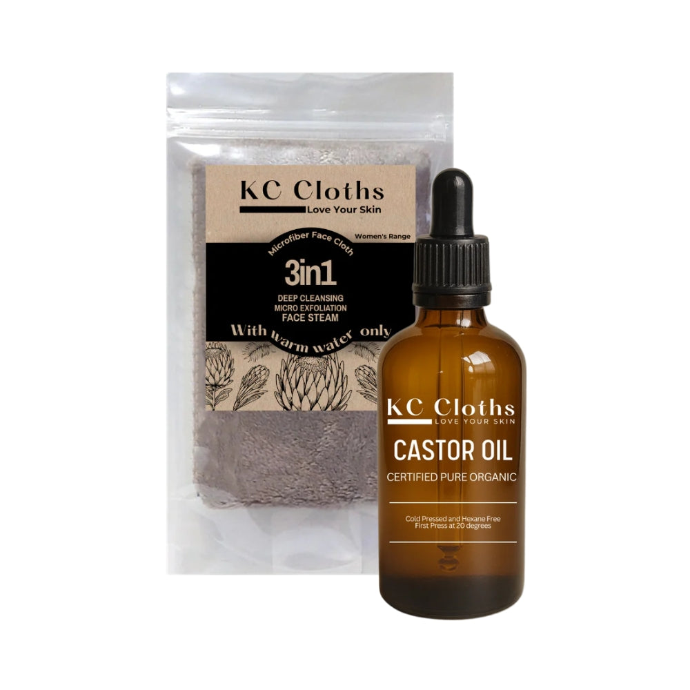 Face Cloth & Castor Oil Bundle