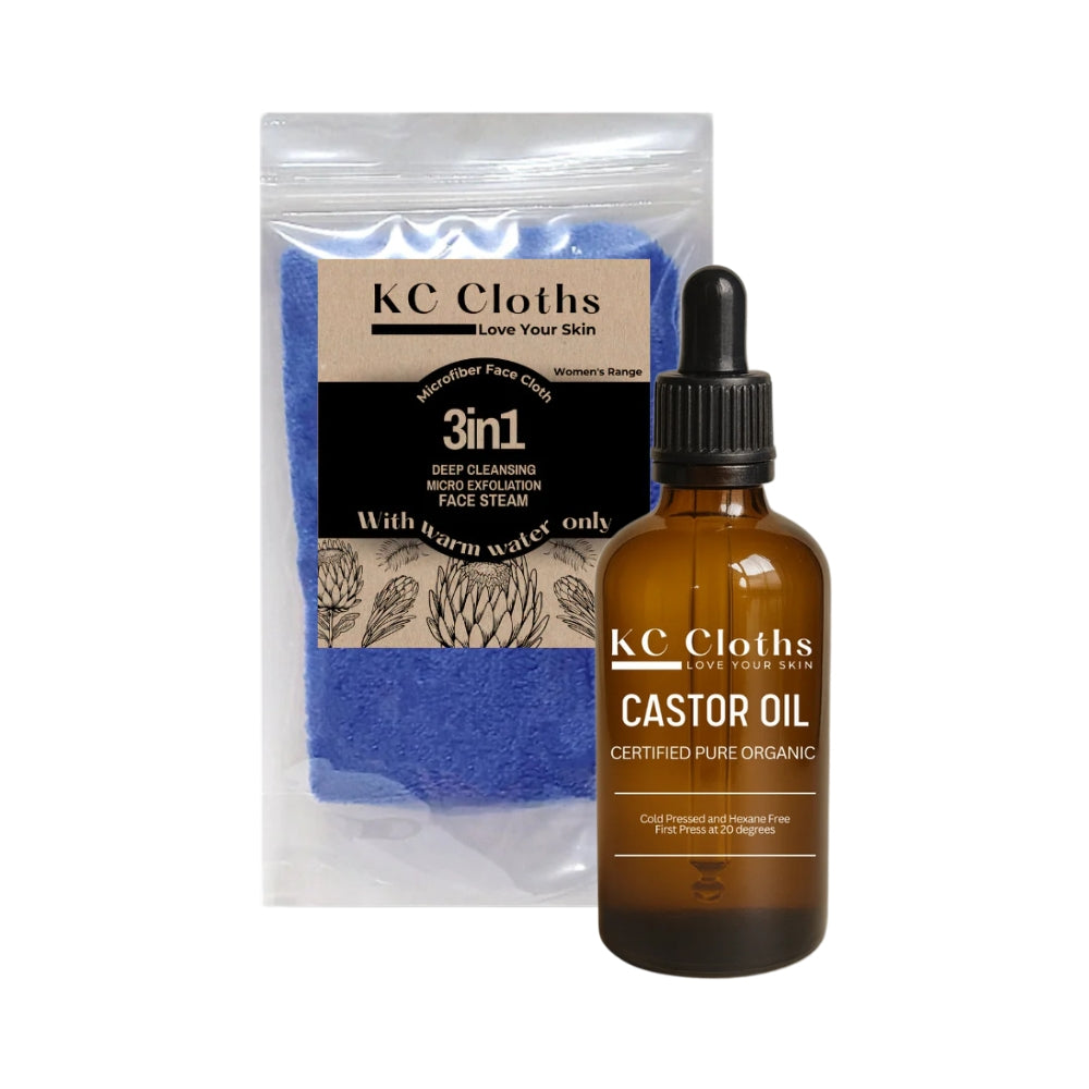 Face Cloth & Castor Oil Bundle