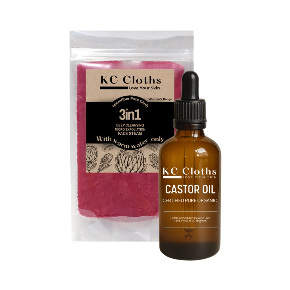 Face Cloth & Castor Oil Bundle