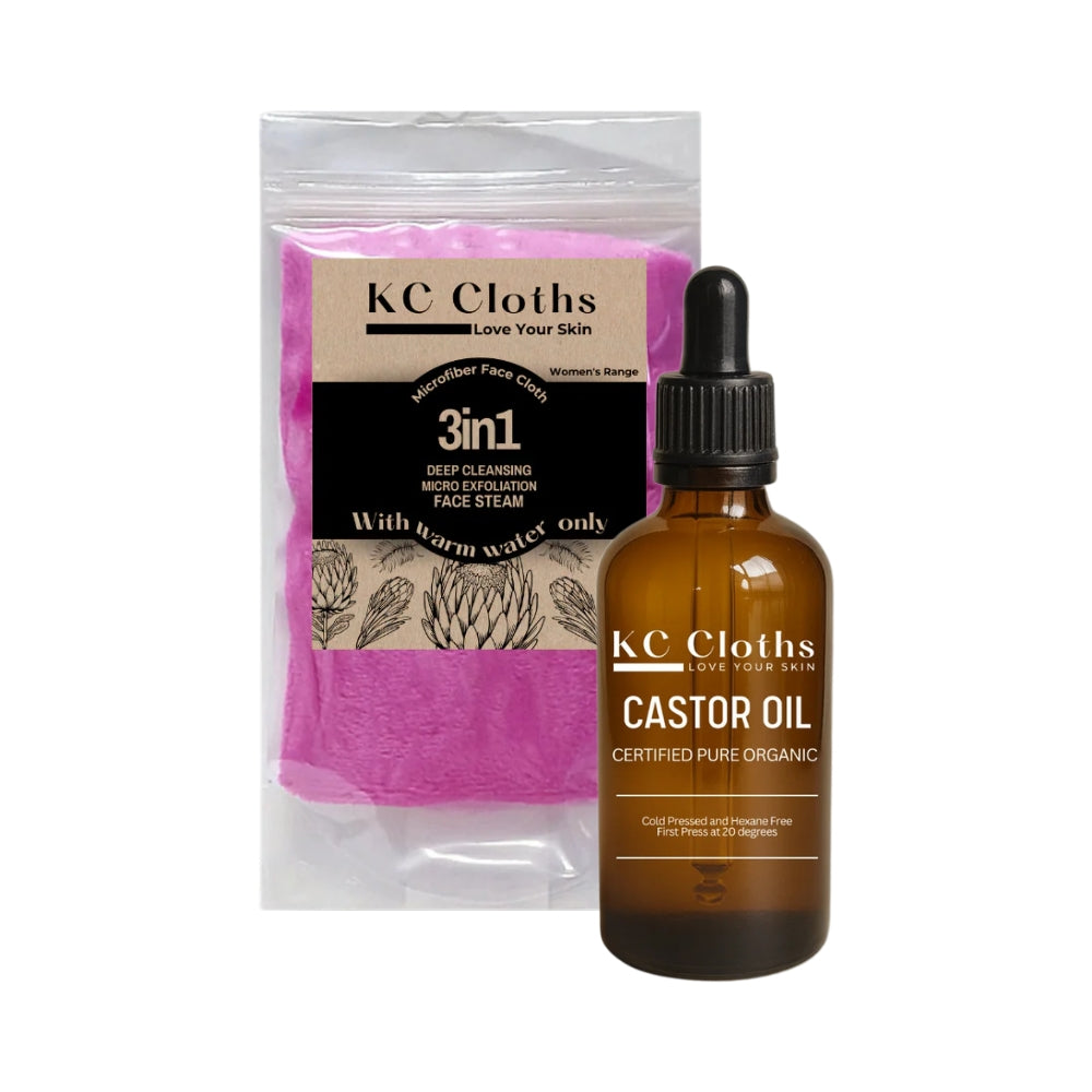 Face Cloth & Castor Oil Bundle