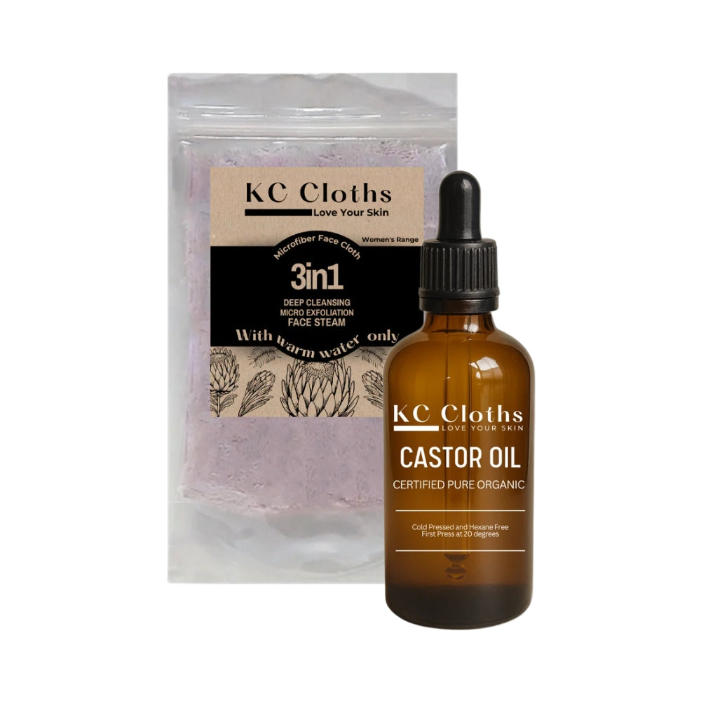 Face Cloth & Castor Oil Bundle
