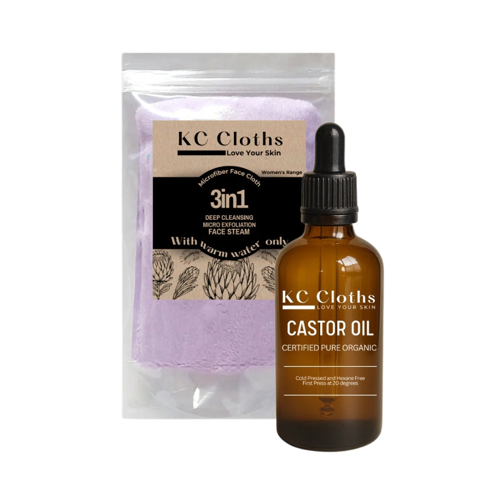 Face Cloth & Castor Oil Bundle