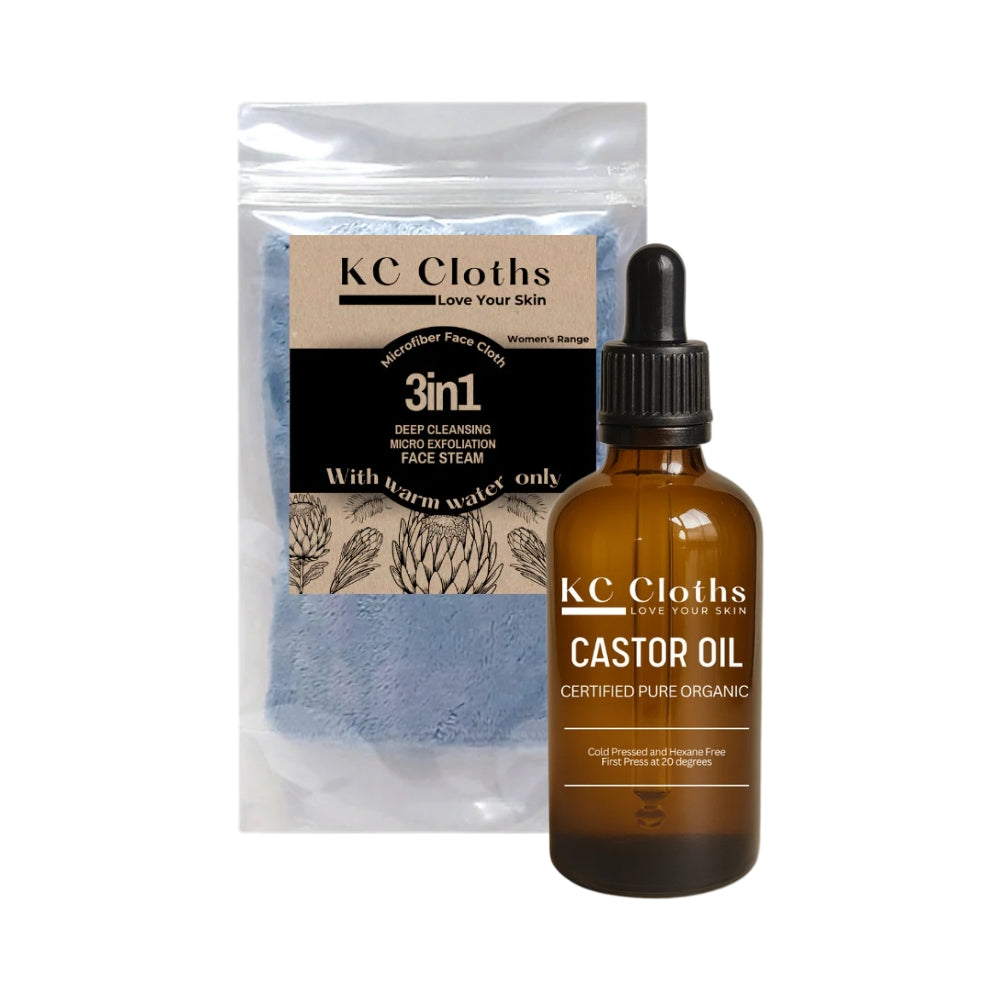 Face Cloth & Castor Oil Bundle