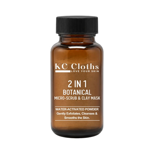 KC Cloths 2-in-1 Botanical Micro-Scrub and Clay Mask